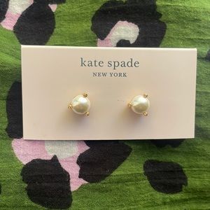Kate Spade pearl earrings never worn